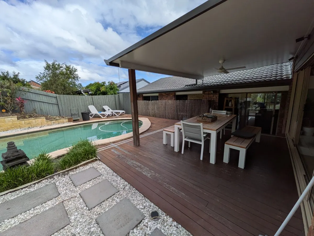 Deck demolition and trade preparation job site Gold Coast